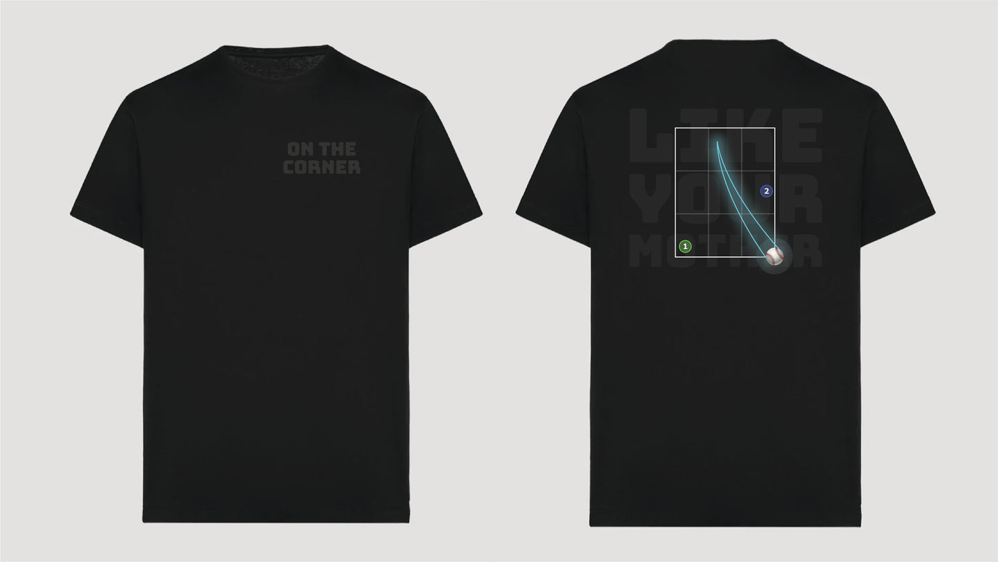 Short Sleeve T-Shirt Black - On The Corner